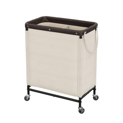 Rolling Laundry Sorter Cart with Removable and Washable Liner Bag