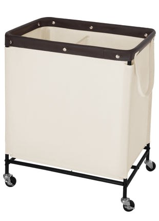 Laundry Hamper with Wheels, Metal Frame Laundry Hamper
