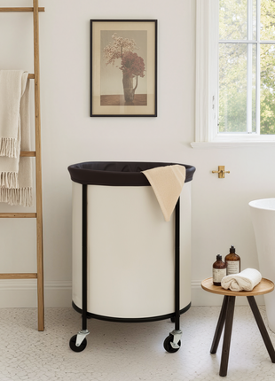 Laundry Basket with Wheels