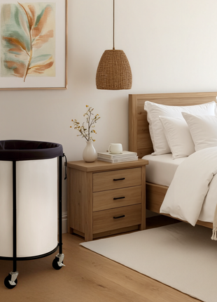 Laundry Basket with Wheels