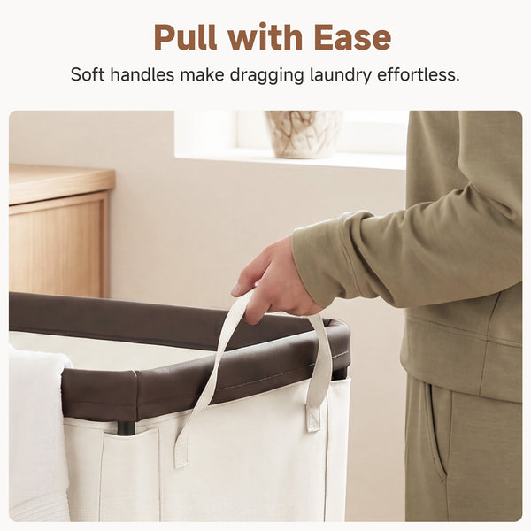 Laundry Hamper with Wheels for Home and Laundry Room