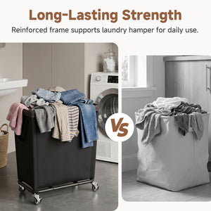 Laundry Hamper with Wheels for Home and Laundry Room