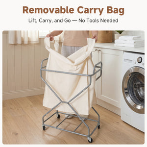 X-Frame Rolling Laundry Hamper, 120L and 160L