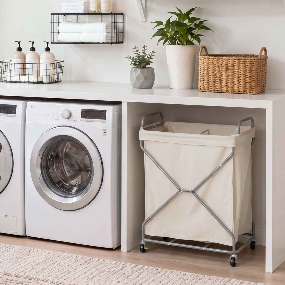 X-Frame Rolling Laundry Hamper, 120L and 160L
