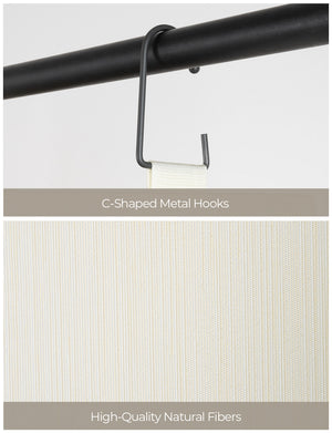 Hanging Closet Organizer, 3-Shelf Shelves with Top Shelf