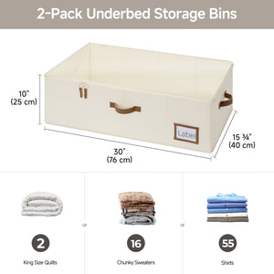 10'' Underbed Storage Containers with Lid