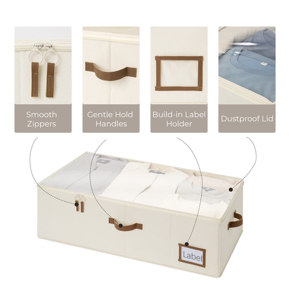 10'' Underbed Storage Containers with Lid