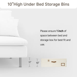 10'' Underbed Storage Containers with Lid