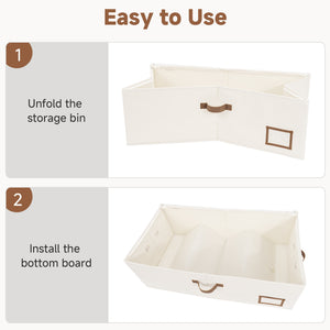 Under-Bed Storage Containers with Lid, 10"