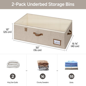 10'' Underbed Storage Containers with Lid