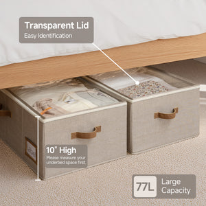 10'' Underbed Storage Containers with Lid