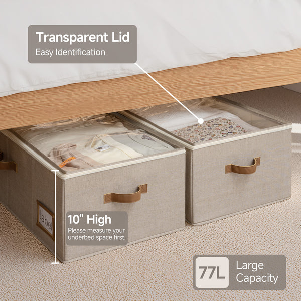 10'' Underbed Storage Containers with Lid