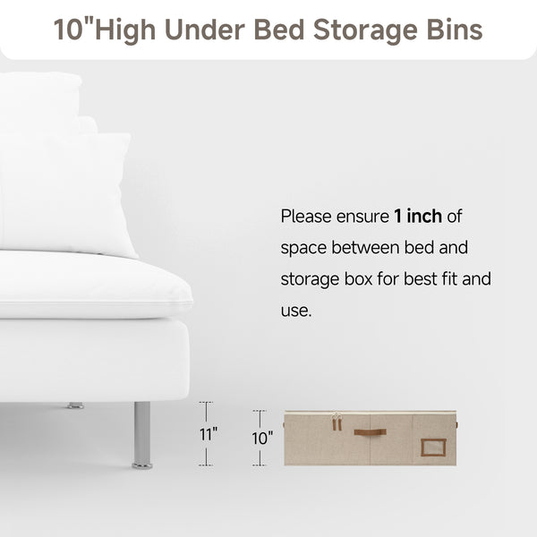 10'' Underbed Storage Containers with Lid