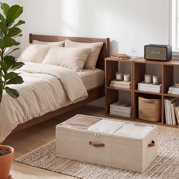 Under-Bed Storage Containers with Lid, 10"