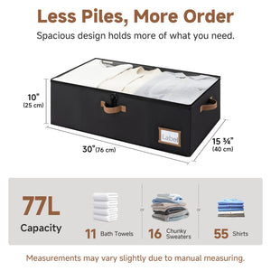 10'' Underbed Storage Containers with Lid