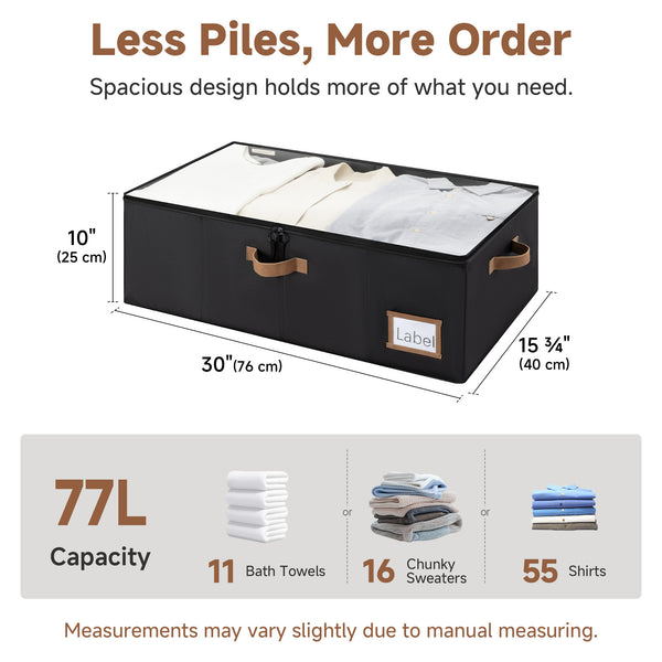 10'' Underbed Storage Containers with Lid