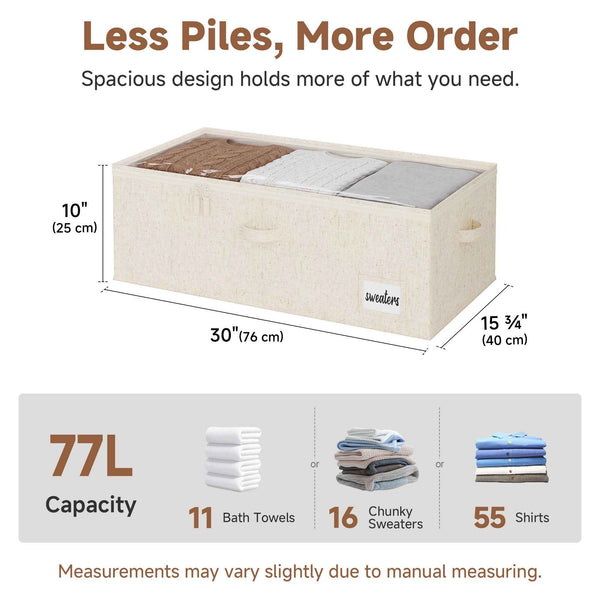 10'' Underbed Storage Containers with Lid, 2 Pack (Copy)
