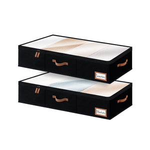Under Bed Storage Containers with Lid, Solid Color, 2 Pack
