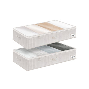Under Bed Storage Containers with Lid, Solid Color, 2 Pack
