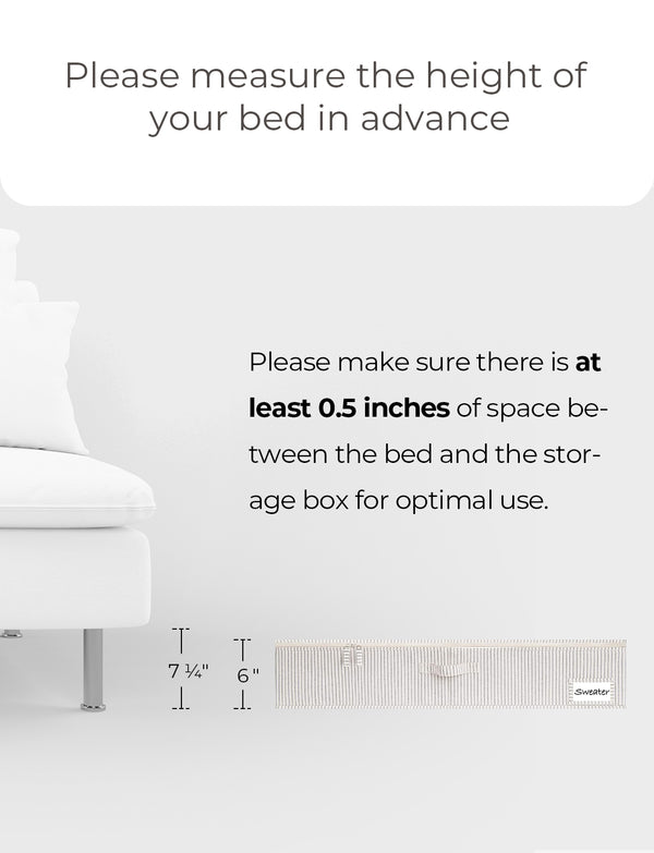 Under Bed Storage Containers with Lid, Solid Color, 2 Pack