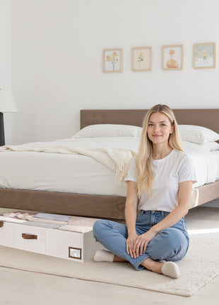 Under Bed Storage Containers with Lid, Jumbo, 2 Pack