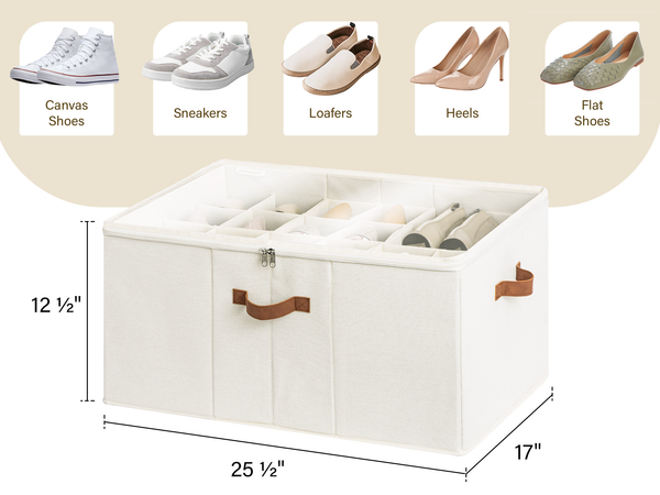 Shoe Organizer for Closet, Fits up to 16 Pairs, 1 Pack
