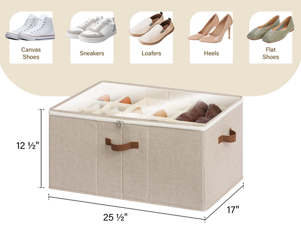 Shoe Organizer for Closet, Fits up to 16 Pairs, 1 Pack