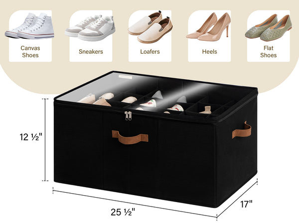 Shoe Organizer for Closet, Fits up to 16 Pairs, 1 Pack