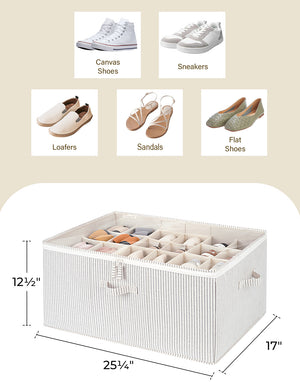 Shoe Organizer for Closet, Fits up to 16 Pairs, 1 Pack