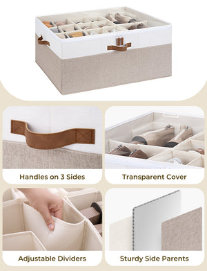 Shoe Organizer for Closet, Fits up to 16 Pairs, 1 Pack