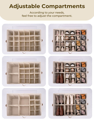 Shoe Organizer for Closet, Fits up to 16 Pairs, 1 Pack