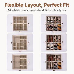 Shoe Organizer for Closet, Fits up to 16 Pairs, 1 Pack