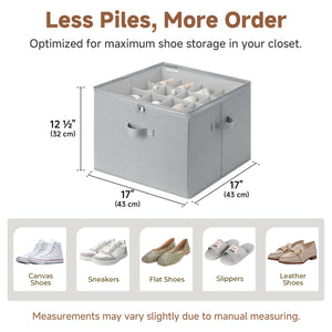 Shoe Organizer for Closet, Fits up to 16 Pairs, 1 Pack