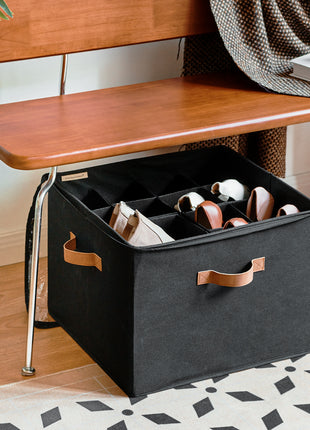 Shoe Organizer for Closet, Fits up to 16 Pairs, 1 Pack