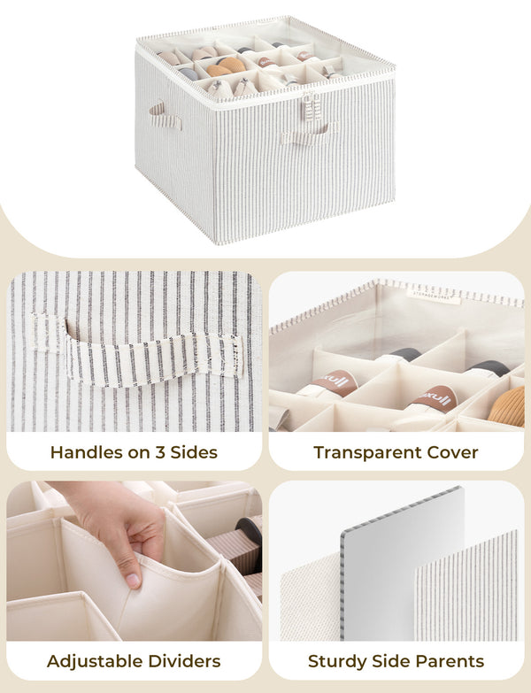 Shoe Organizer for Closet, Fits up to 16 Pairs, 1 Pack