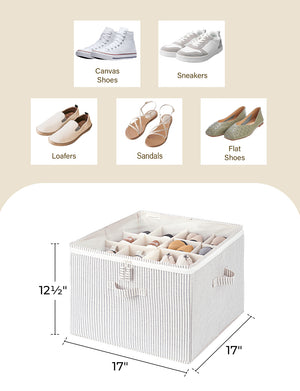 Shoe Organizer for Closet, Fits up to 16 Pairs, 1 Pack