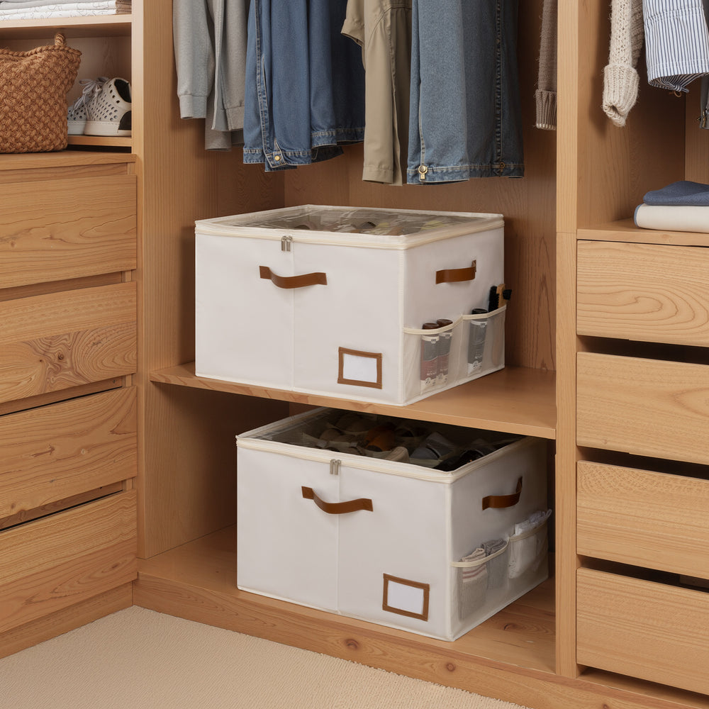 Shoe Organizer for Closet, Fits up to 16 Pairs, 2 Pack