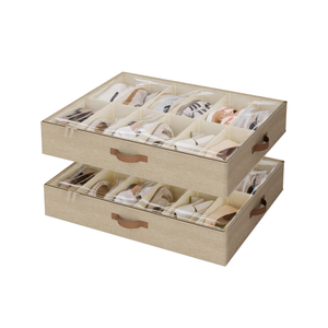 Under Bed Shoe Storage Organizer, Set of 2
