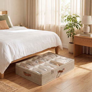 Under Bed Shoe Storage Organizer, Set of 2