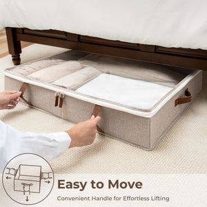 Under Bed Shoe Organizer for Closet, 2-Pack