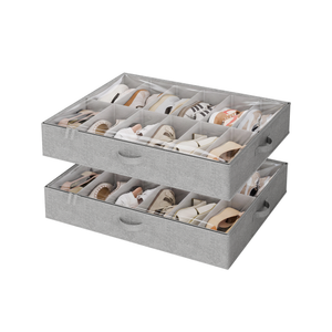 Under Bed Shoe Storage Organizer, Set of 2