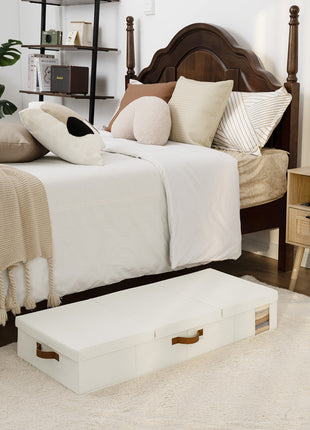 Under Bed Storage Bins with Lids, 2 Pack