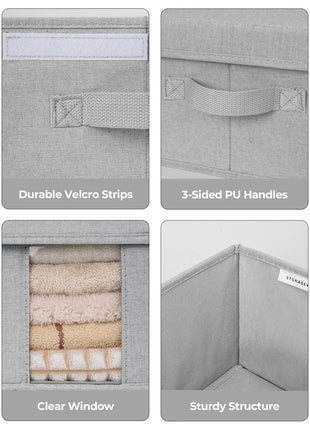 Under Bed Storage Bins with Lids, 2 Pack