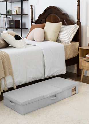 Under Bed Storage Bins with Lids, 2 Pack