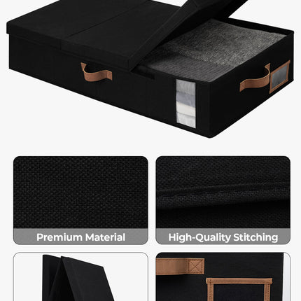 StorageWorks Under Bed Storage Bins with Lids, 2 Pack