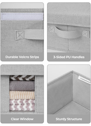 Under Bed Storage Bins with Lids, 2 Pack