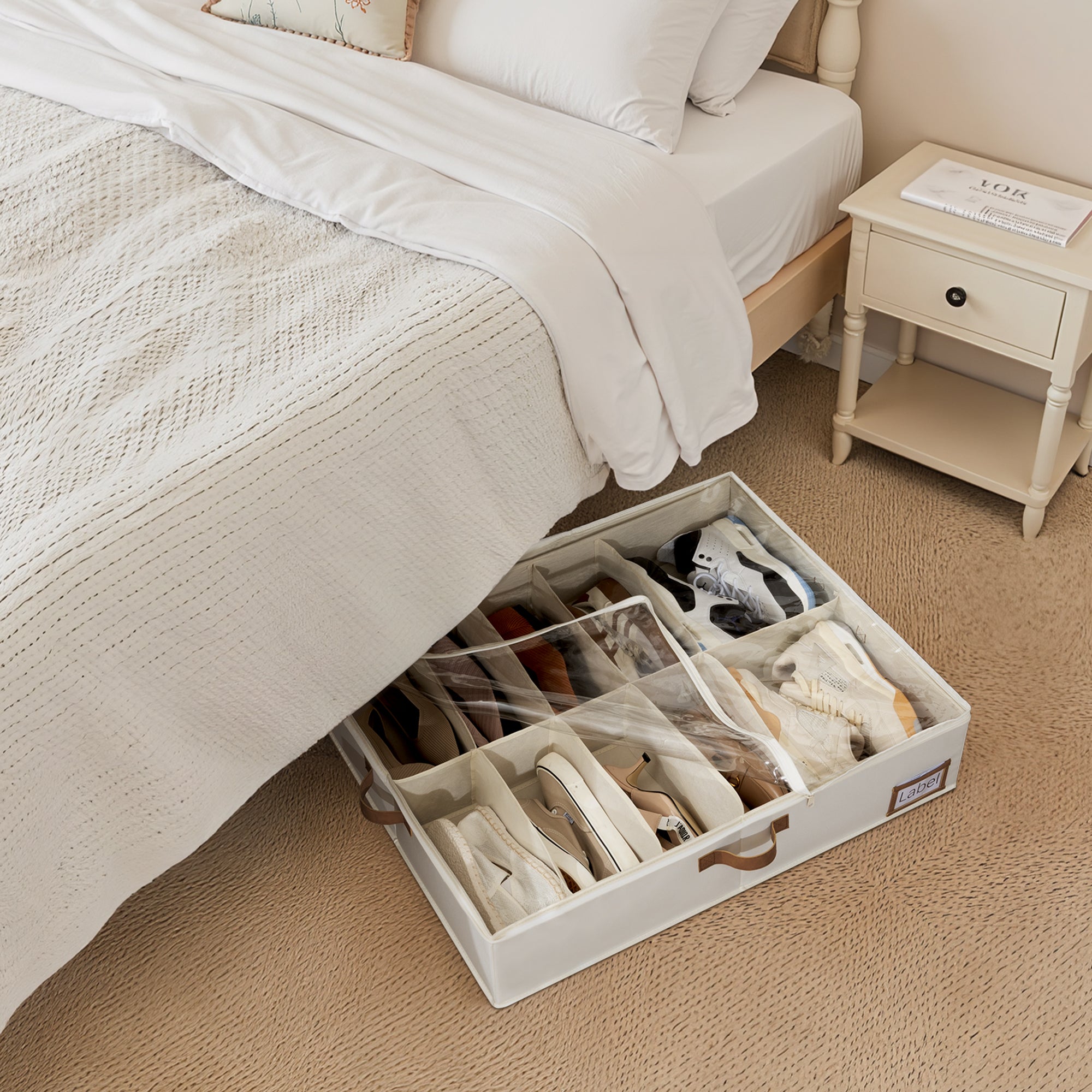 Under Bed Shoe Storage – STORAGEWORKS - Main Image