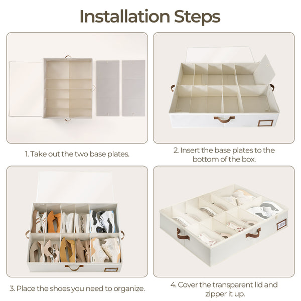 Under Bed Shoe Storage