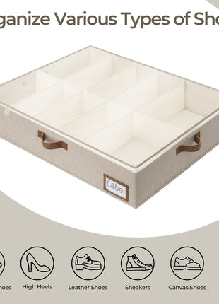 Under Bed Shoe Storage