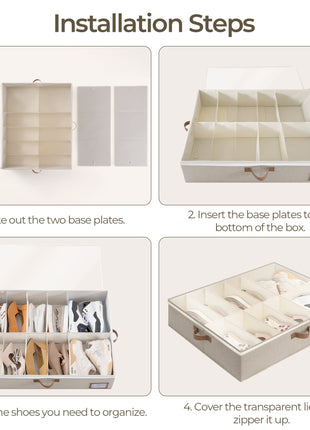 Under Bed Shoe Storage